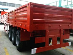 solid durable cargo semi trailer exported to India