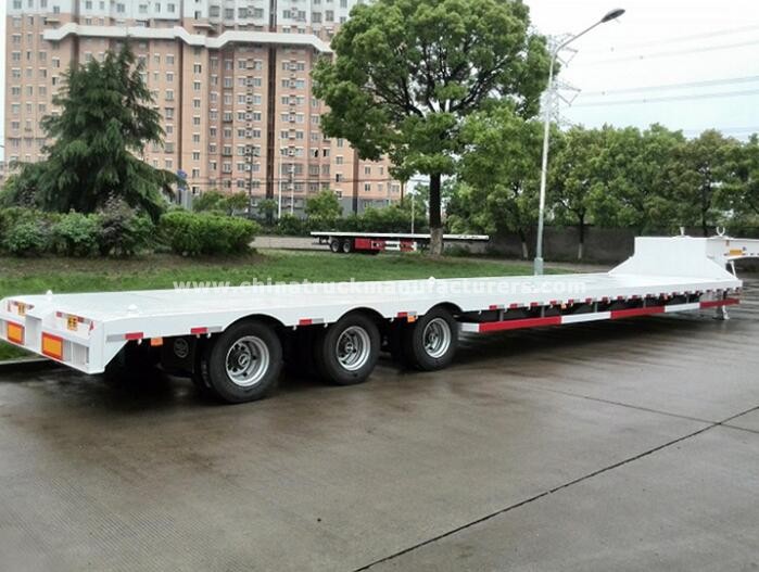 heavy duty tri-axle low bed trailer