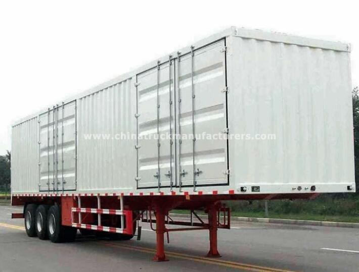 85 CBM big capacity van box trailer