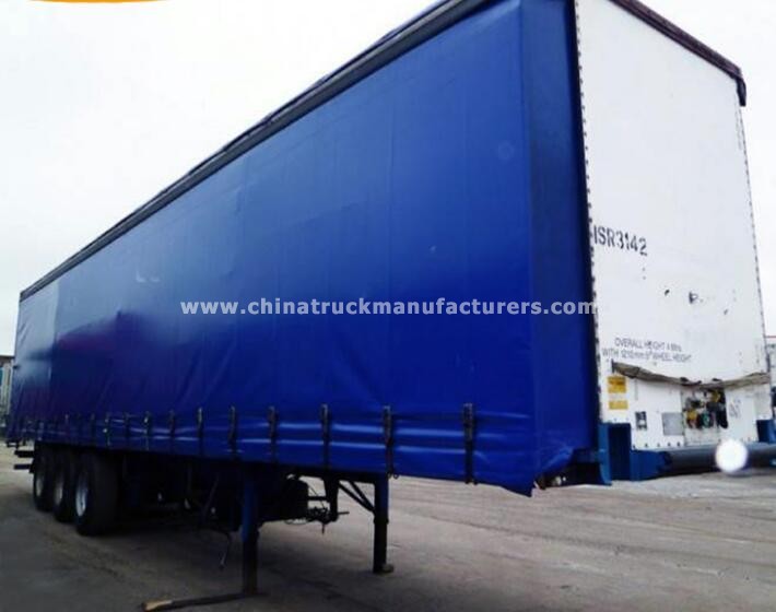 35 tons side curtain van box trailer