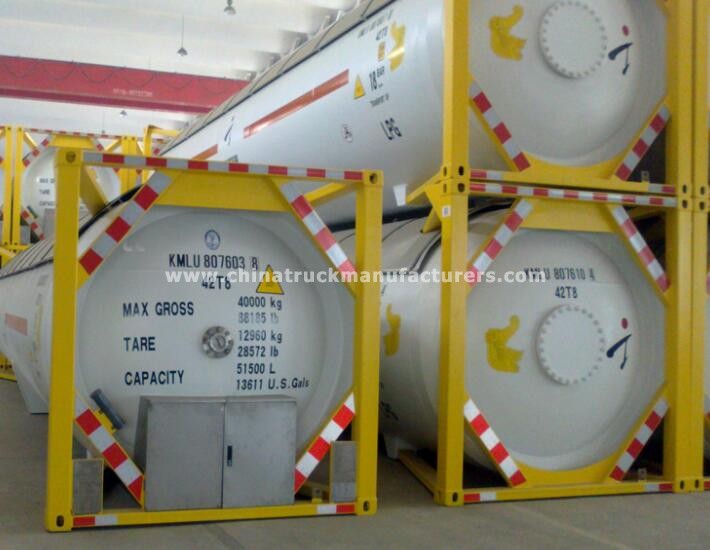Factory manufacturer 40 ft LPG T50 tank container