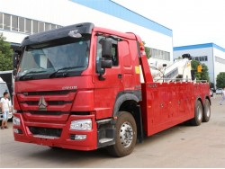 China 16 ton wrecker truck