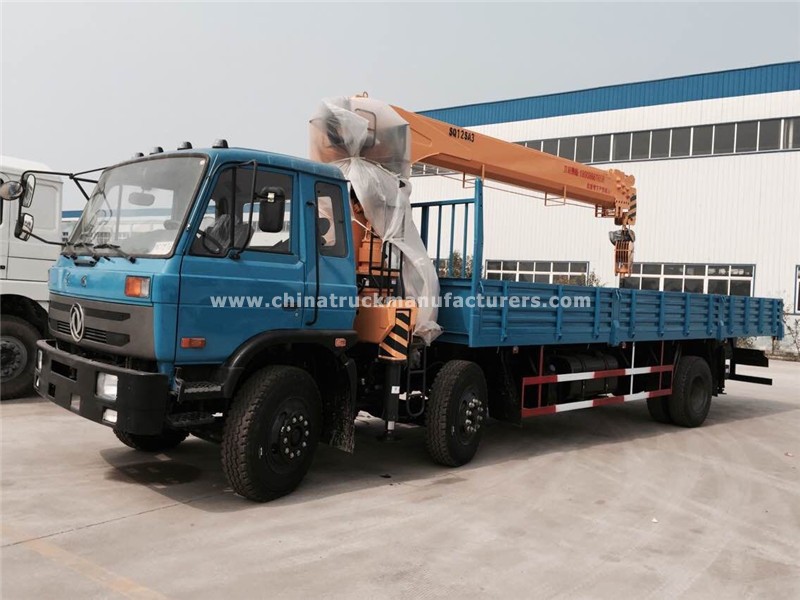 China 10 ton truck with crane