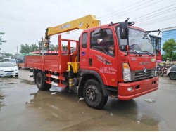 China 3.5 ton truck with crane