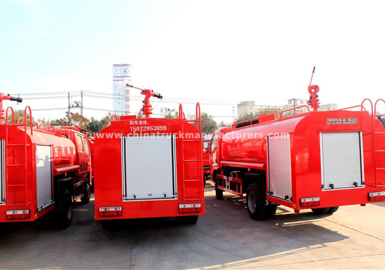 china 5 ton fire fighting water truck
