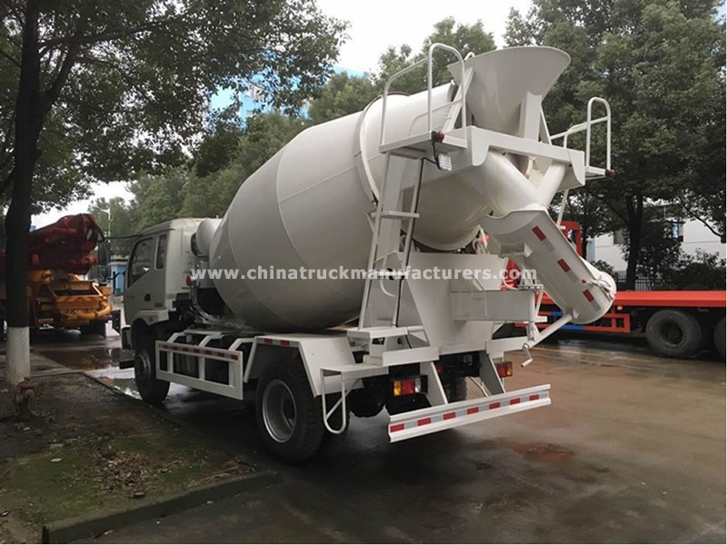 Dongfeng 4x2 concrete mixer truck 4m3