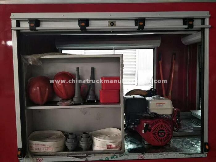 400L 2 seats electric fire fighting truck