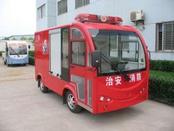 400liters 2 seats electric fire fighting truck