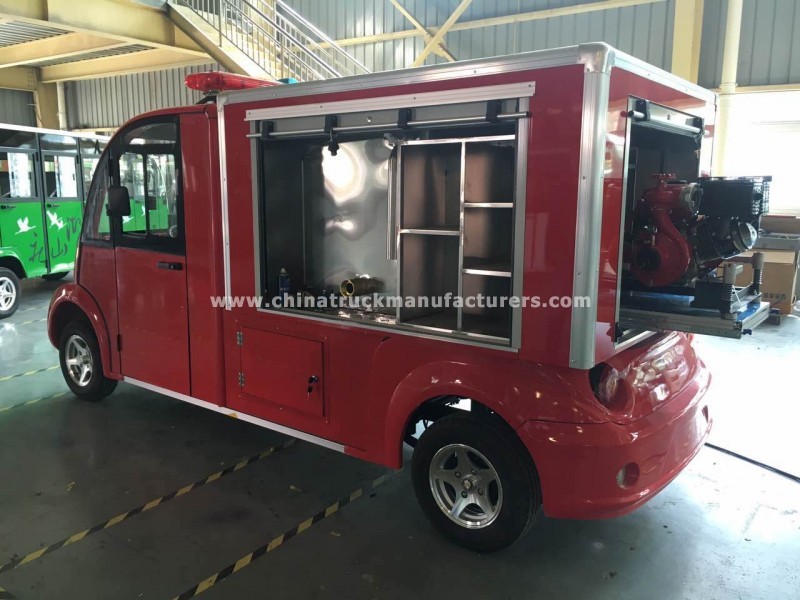 Electric 4X2 fire water truck
