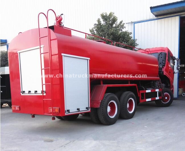 Dongfeng 6x4 15000 Liters water tank fire fighting truck