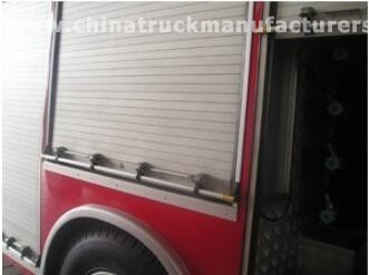 Roll up doors for firefighting trucks
