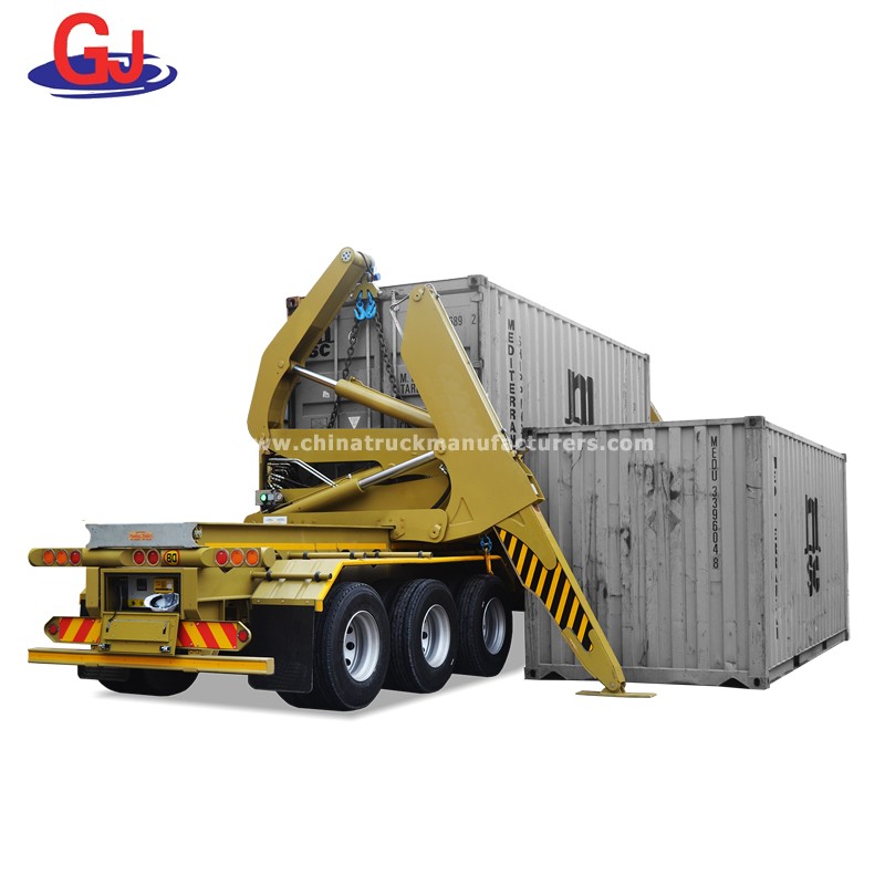 container side load semi trailer