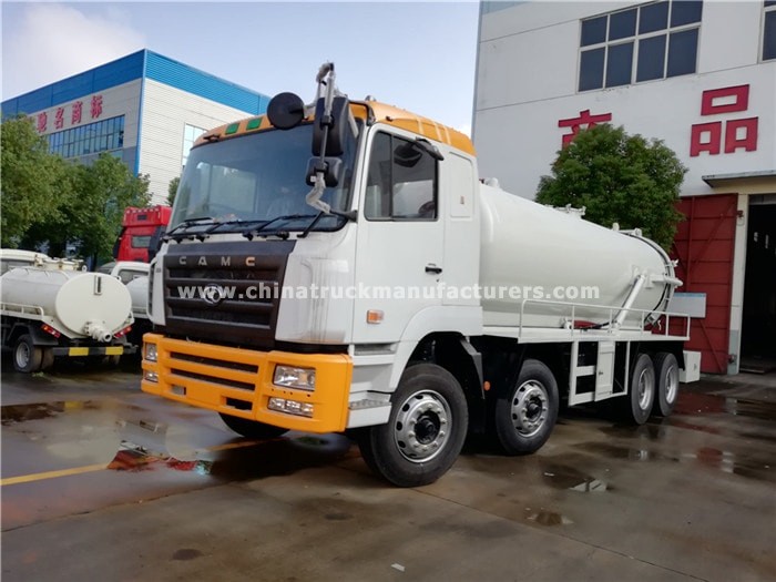 8x4 right hand drive CAMC 20m3 vacuum suction truck