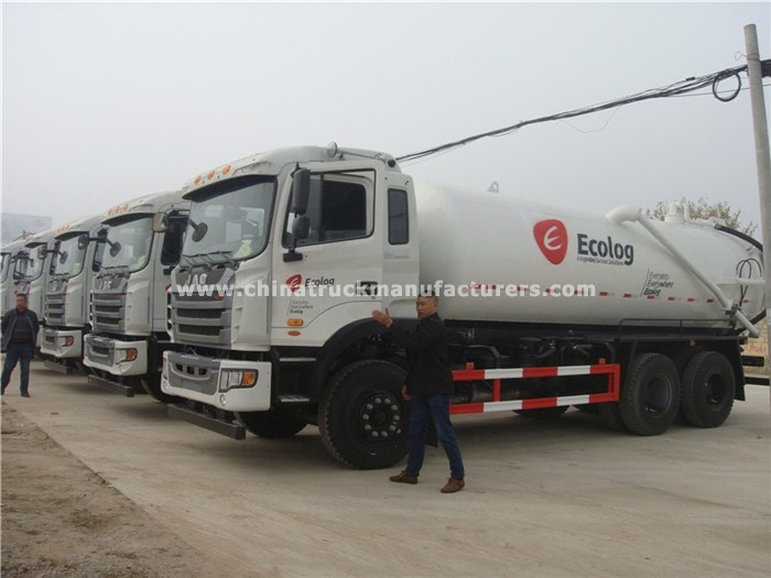 jac 6x4 16000 liters Sewage Suction Truck