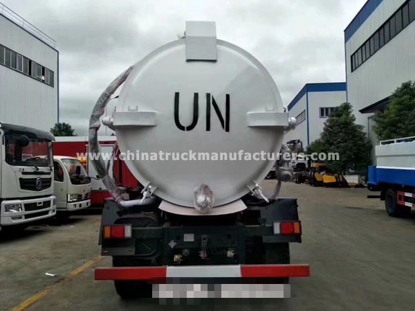 dongfeng 10000 liters 6wd 6x6 vacuum suction toilet truck