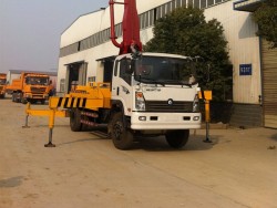 china 4x2 22 meter concrete pump truck