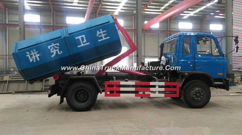 China 6 wheel 12 ton bin lifter garbage truck