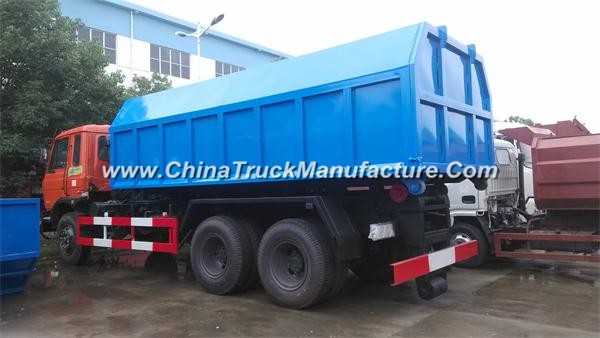 China 6x4 16 ton bin lifter garbage truck