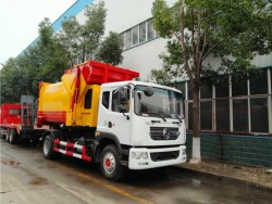China 4x2 10 ton am roll garbage compactor truck