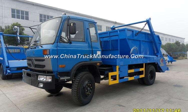 Dongfeng 4X2 LHD Swing Arm Garbage Truck