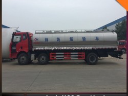 Food Grade Ss Milk Tanker Truck, 6*2 16cbm Insulated Tank Truck for Milk Delivery