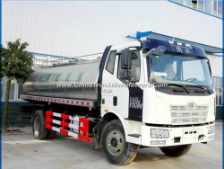 FAW Insulated Milk Delivery Truck 12 Tons Milk Tank Truck