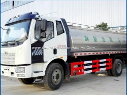 FAW Insulated Milk Tank Truck 12000L Milk Transport Truck