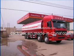 Heavy Duty HOWO 12-Wheels 30cbm Oil Tank Truck 35cbm Fuel Tank Truck for Sale