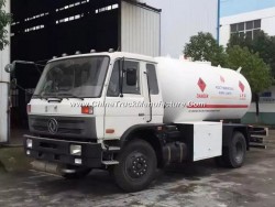 Low Price 15000liters 15cbm 8tons Dongfeng LPG Bobtail Tanker Trucks for Sale