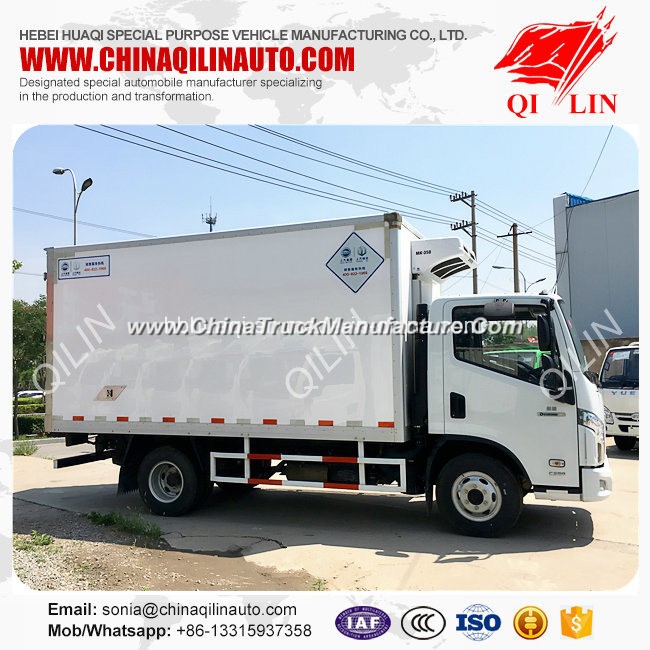 Left Hand Drive Refrigerated Freezer Truck with Commins Engine