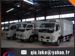 1-5 Ton Fruit Small Van Truck 2ton Refrigeration Truck 4X2 Beer Truck for Sale