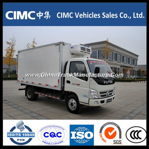 Foton 4X2 Refrigerated Trucks for Sale with Low Price