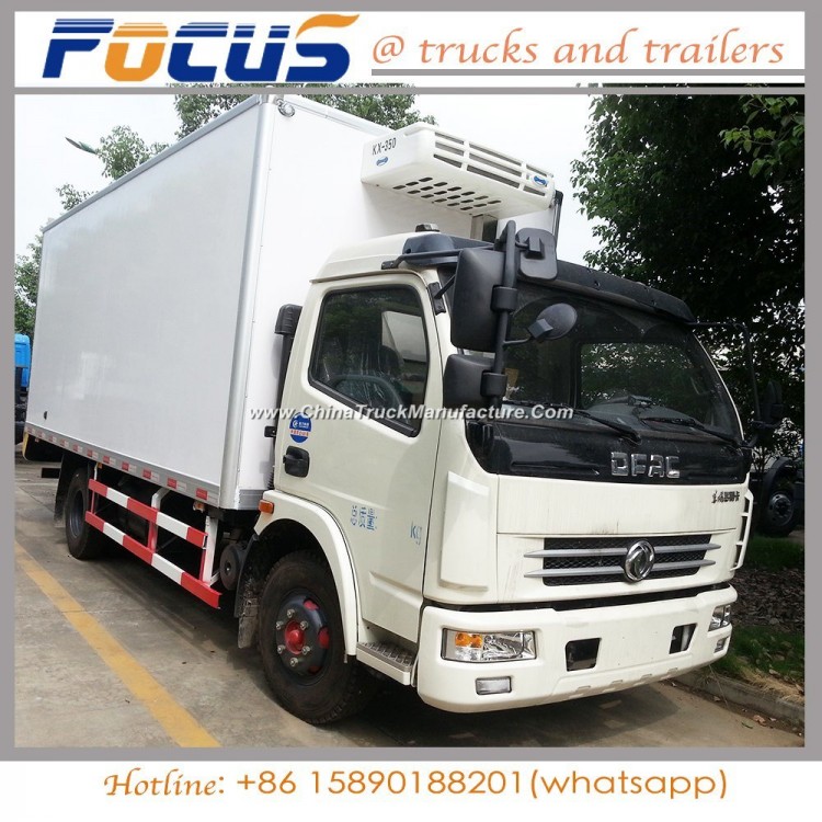 Manufacture 6m3 Vegetable Transportation Lorry Truck with Refrigeration Unit