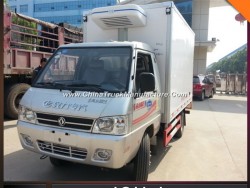 Dongfeng Mini 1ton Meat Refrigerator Van Truck Refrigerarted Truck