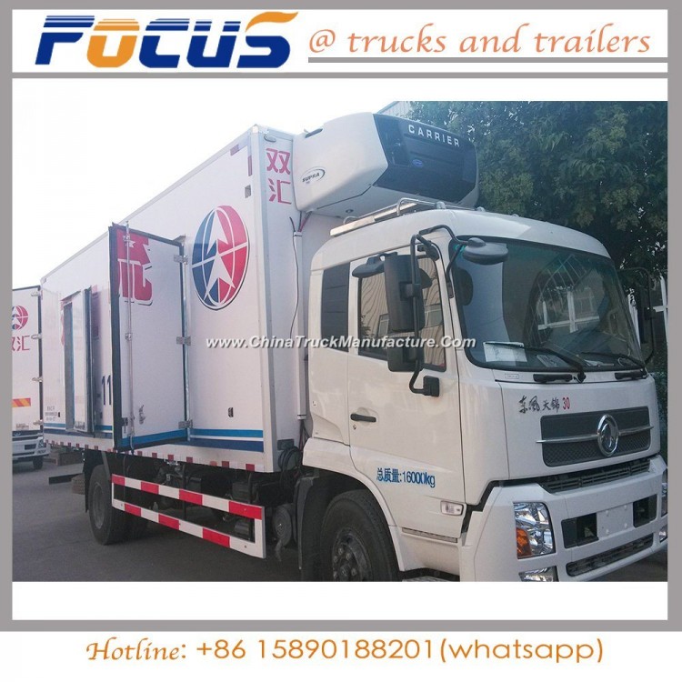 Foton 5mt 6mt 8mt Isulated Cold Freezer Meat Chicken Transportation Truck