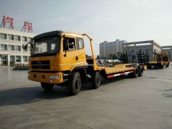 8*4 38 Tons Flatbed Truck/Flat Bed Truck for Transport of Excavators Dozer Loaders