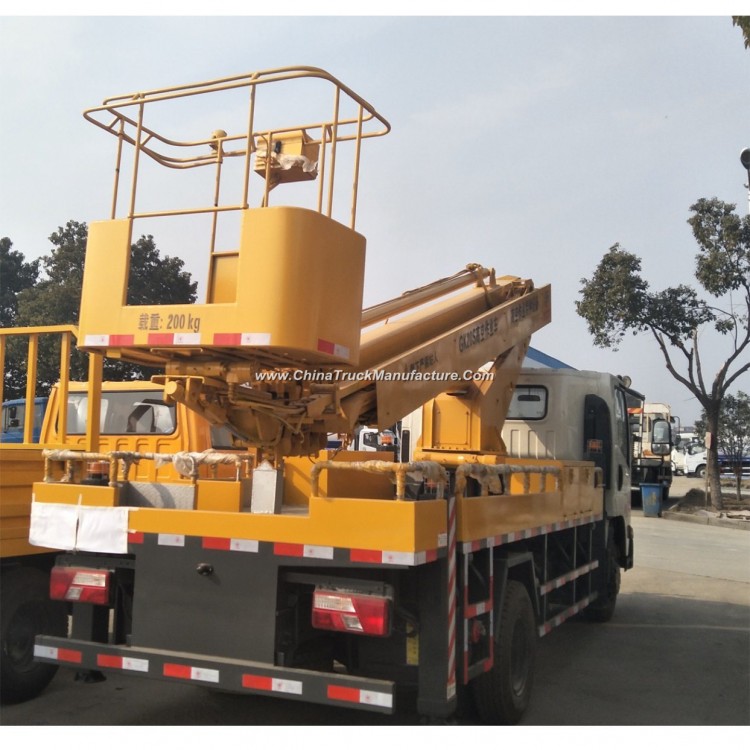 Dongfeng 14 Meter Hydraulic Articulated Booms Aerial Bucket Truck Aerial Lift