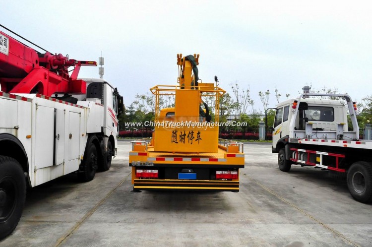 Dongfeng 12m Truck-Mounted Telescopic Platform with Jib for Sale