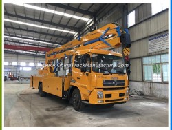 14m Special Work Truck Custom Hydraulic Aerial Cage Vehicle