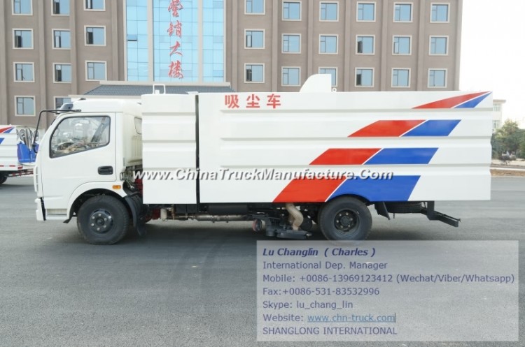 HOWO Pavement Suction Truck Vacuum Road Sweeper Truck 4X2