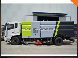 Factory Promotional 5cbm Road Vacuum Sweeper Truck with Brushes for Sale