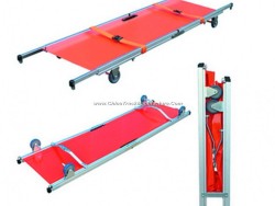 Aluminum Alloy Folding Stretcher with Wheels