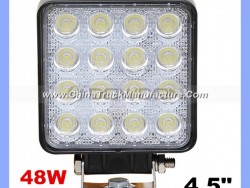 4.5" 48W LED Work Light for Indicators Motorcycle Driving Offroad Boat Car Tractor Truck 4X4 SU