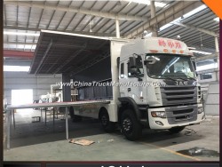 China Good Quality JAC 9m Mobile Advertising Stage Truck