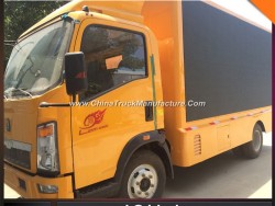 Light Sino Scrolling Billboard Truck Mobile LED Screen Vehicle