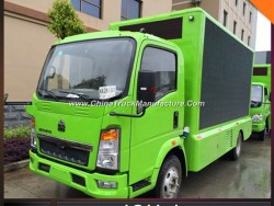 Small Size Mobile Outdoor LED Truck LED Mobile Advertising Vehicle