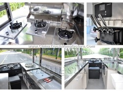 Mobile Food Trucks for Sale with Automatic Displaying Cabinet