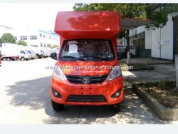 Factory Direct Sale Foton 4X2 Meat Vegetable Food Refrigeration Van Truck for Frozen Food Mobile Sho