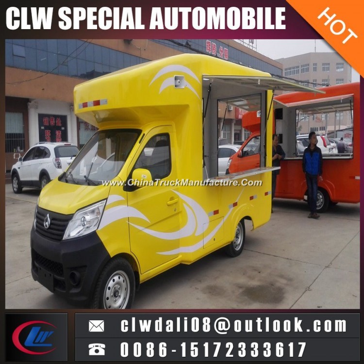 Small Mobile Food Truck, Mobile Restaurant, Fast Food Truck, Food Trailer with Many Equipment for Ch