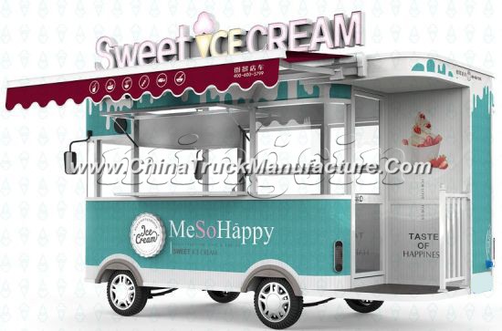 Hot Sale Street Electric Mobile Fast Food and Ice Cream Truck